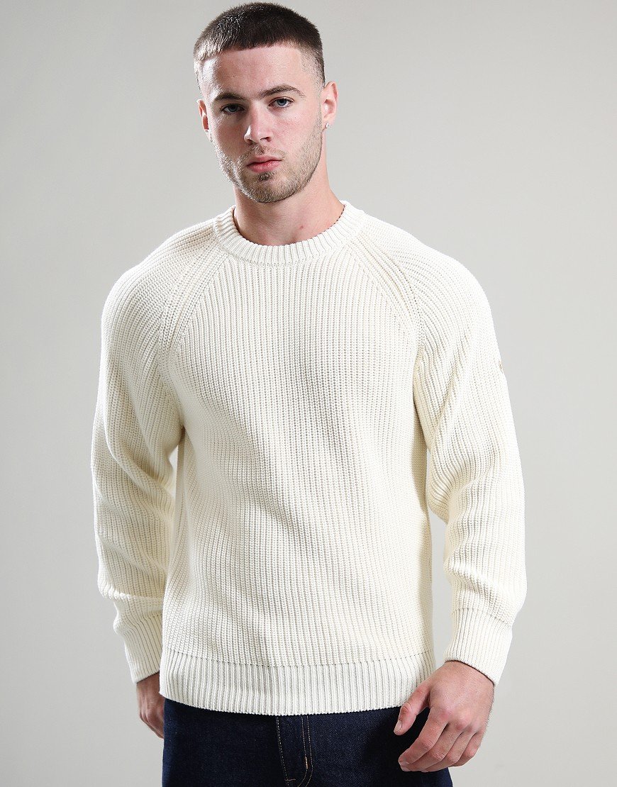 Henri Lloyd Golant Ribbed Crew Knit Ecru Henri Lloyd Golant Ribbed Crew Knit Ecru