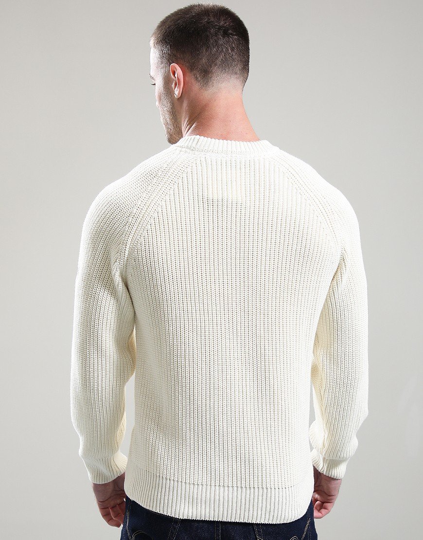 Henri Lloyd Golant Ribbed Crew Knit Ecru Henri Lloyd Golant Ribbed Crew Knit Ecru