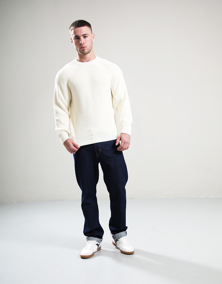 Henri Lloyd Golant Ribbed Crew Knit Ecru Henri Lloyd Golant Ribbed Crew Knit Ecru