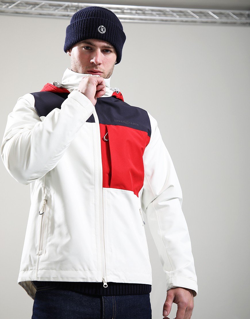 Henri Lloyd Keel Crew Jacket Off White/Colour Block Henri Lloyd Keel Crew Jacket Off White/Colour Block