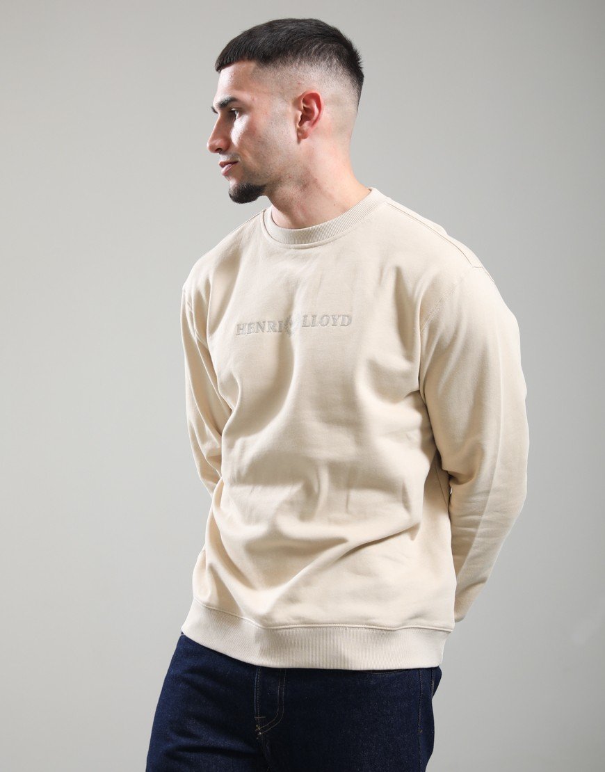 Henri Lloyd Lytham Crew Neck Sweat Oyster Beige