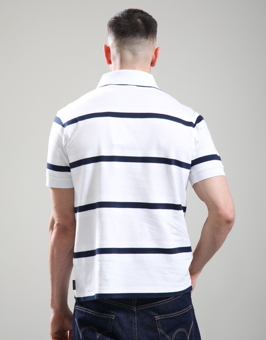 Henri Lloyd Salcombe Polo Shirt White/Navy