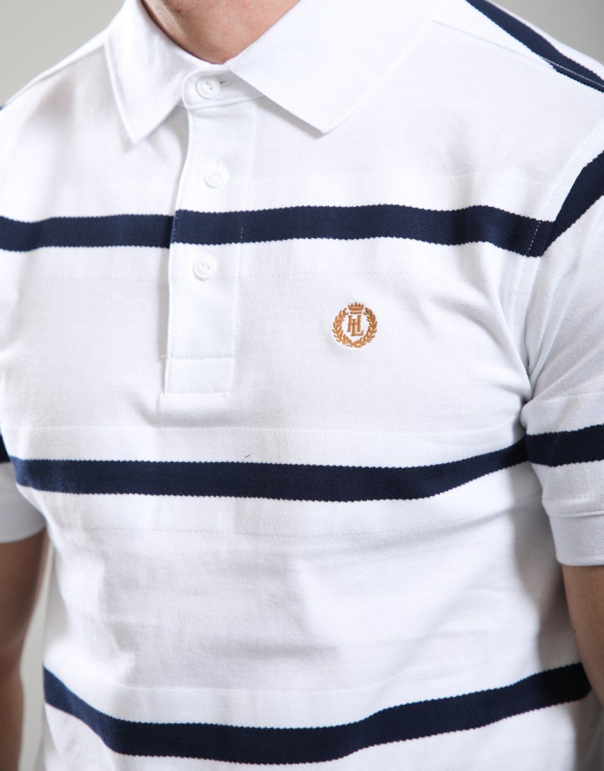 Henri Lloyd Salcombe Polo Shirt White/Navy