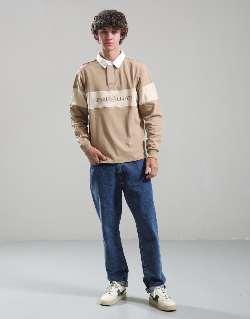 Henri Lloyd Voyager Rugby Shirt Sand
