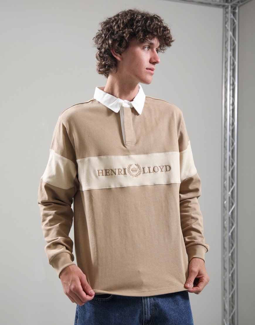 Henri Lloyd Voyager Rugby Shirt Sand
