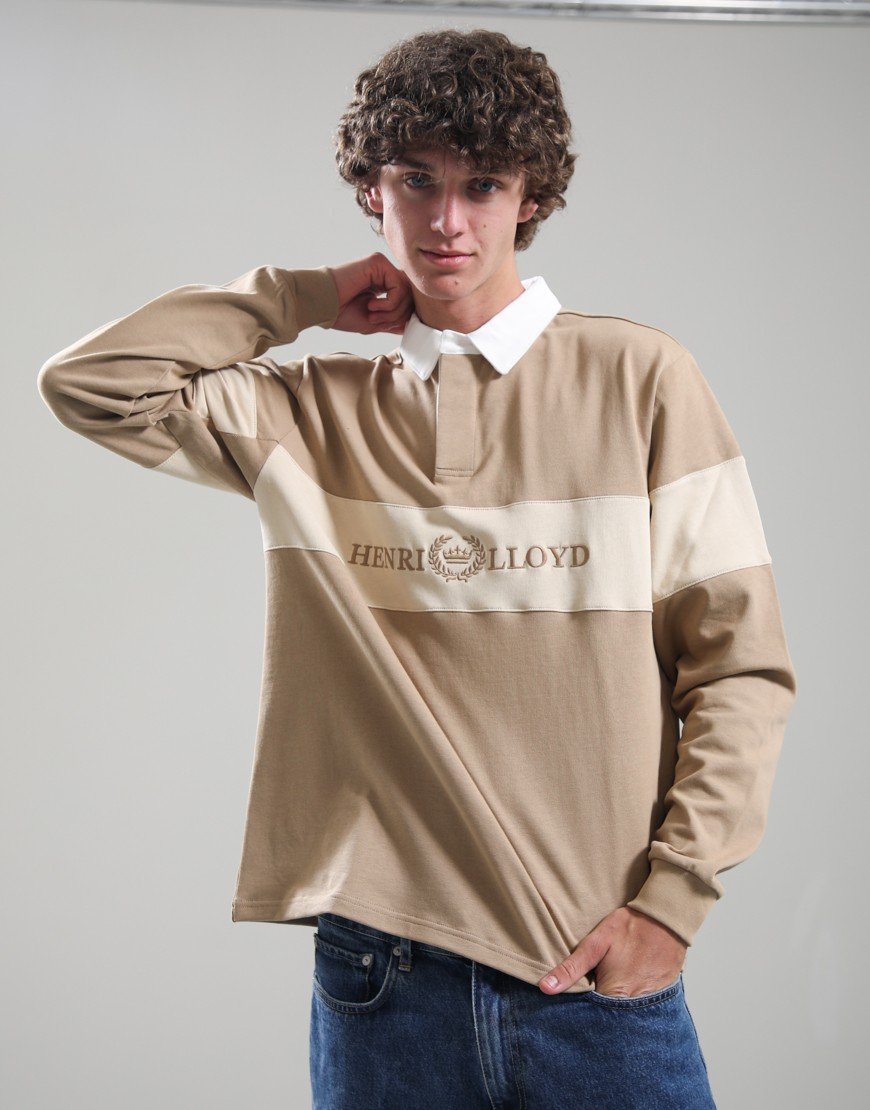 Henri Lloyd Voyager Rugby Shirt Sand