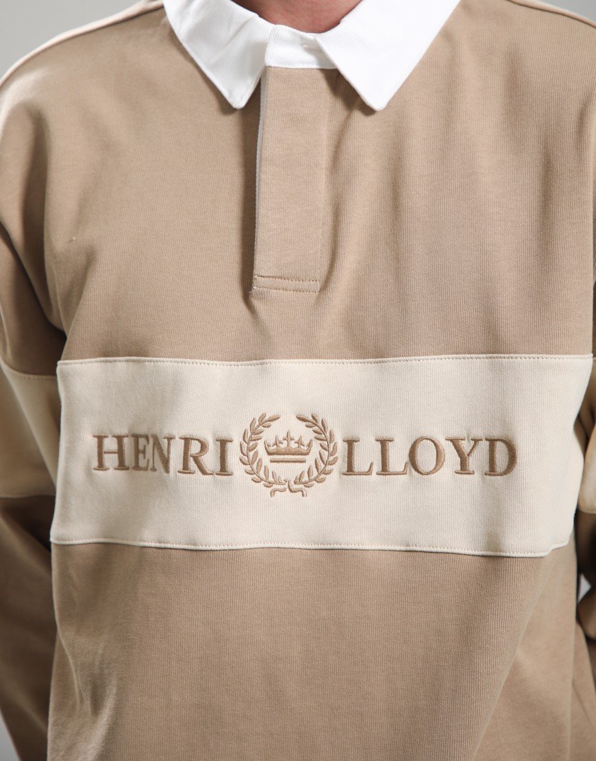 Henri Lloyd Voyager Rugby Shirt Sand