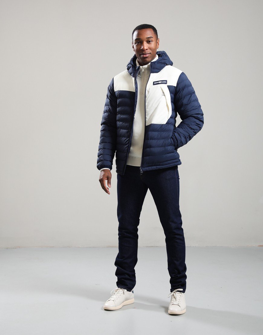 Henri Lloyd Bergen Hooded Jacket Navy/Off White