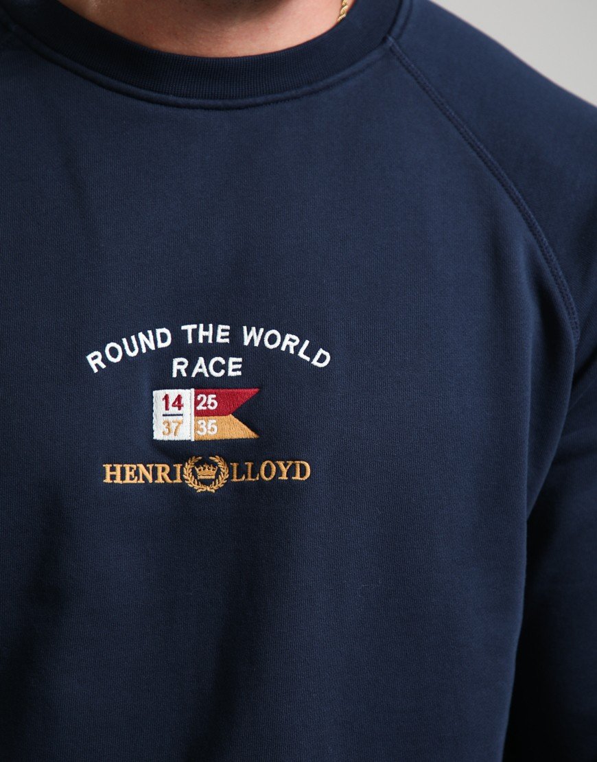 Henri Lloyd Consort RWR Crew Sweat Navy Blue