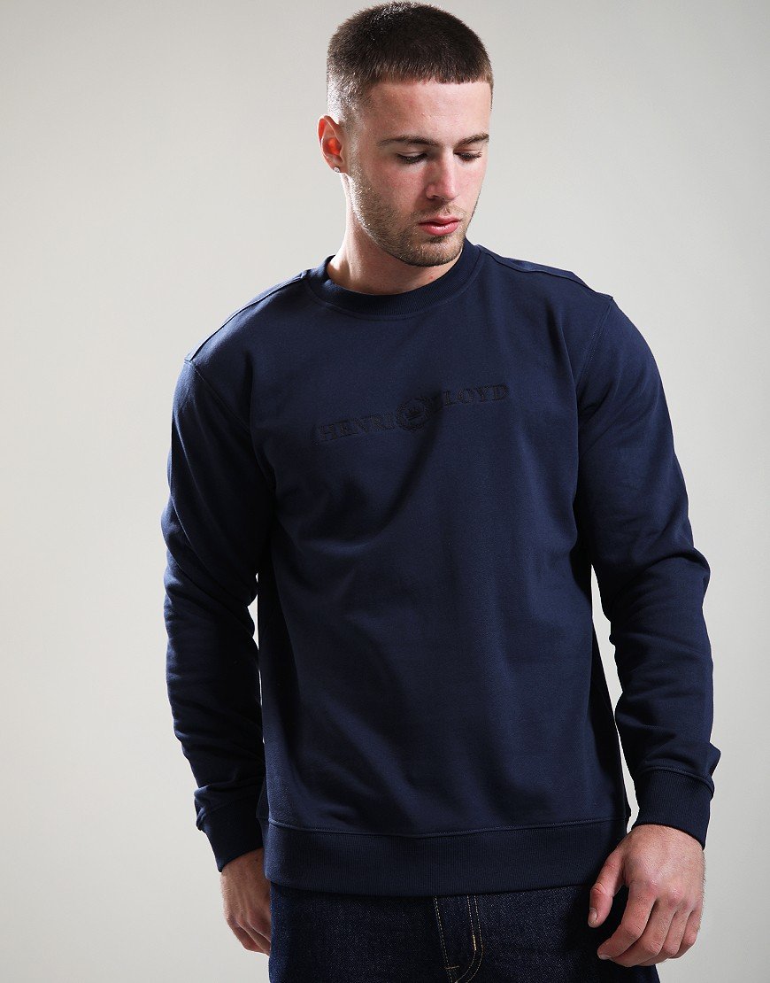 Henri Lloyd Lytham Crew Neck Sweat Navy Blue Henri Lloyd Lytham Crew Neck Sweat Navy Blue