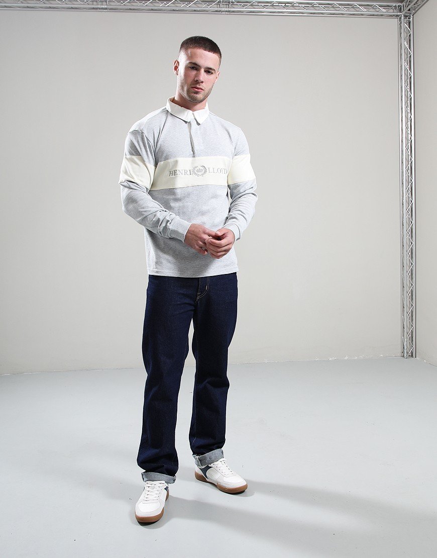 Henri Lloyd Voyager Rugby Polo Shirt Light Grey Melange Henri Lloyd Voyager Rugby Polo Shirt Light Grey Melange