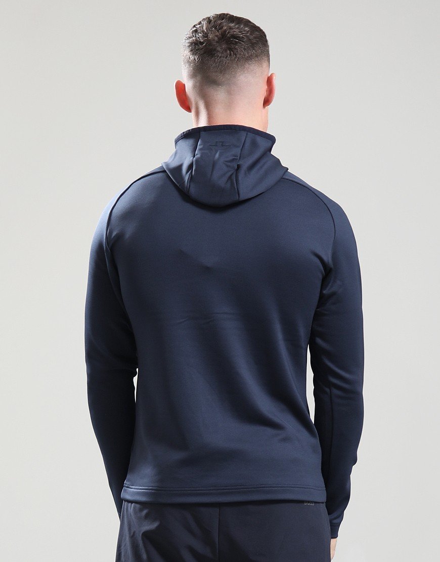 J.Lindeberg Adam 1/4 Zip Hoodie JL Navy