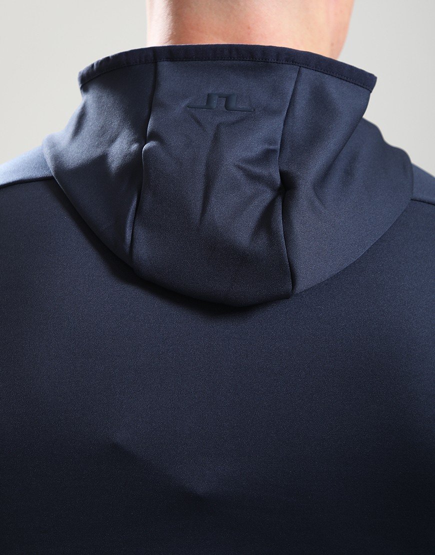 J.Lindeberg Adam 1/4 Zip Hoodie JL Navy