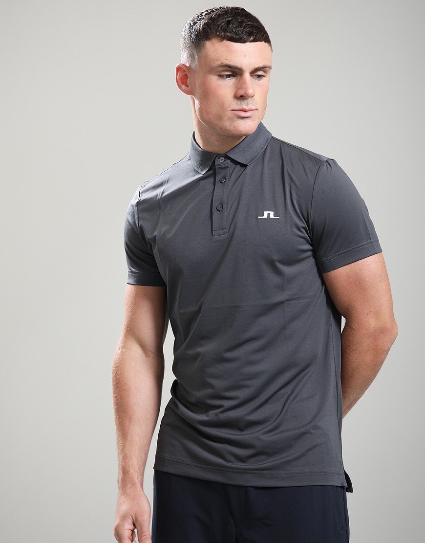 J.Lindeberg Bridge Polo Shirt Asphalt
