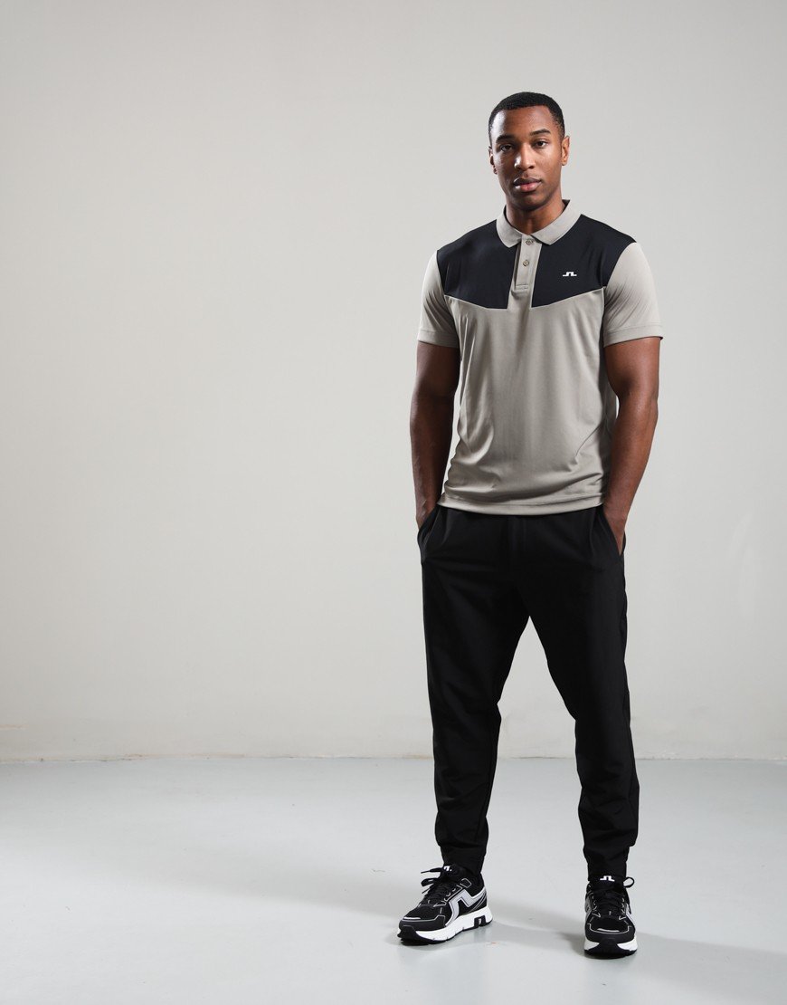 J.Lindeberg Calex Polo Shirt Black