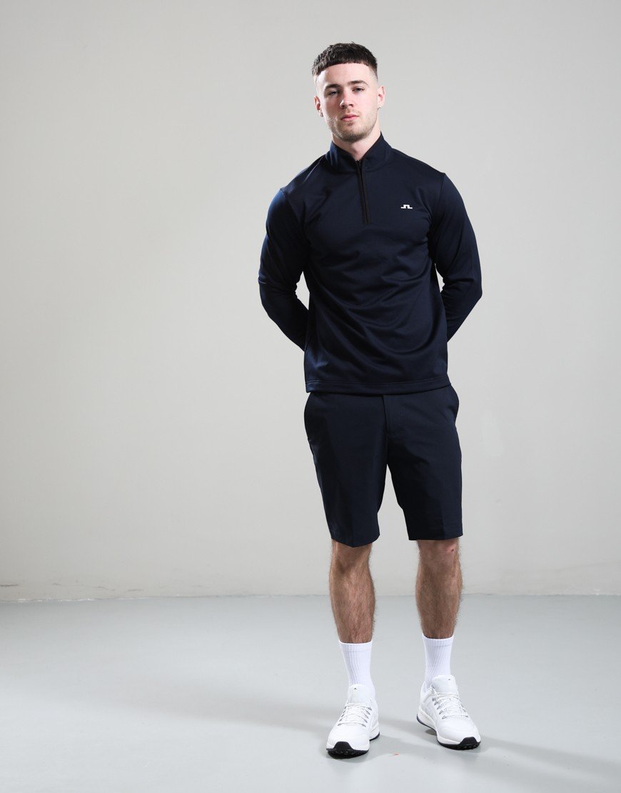 J.Lindeberg Clide Quarter Zip Mid Layer JL Navy