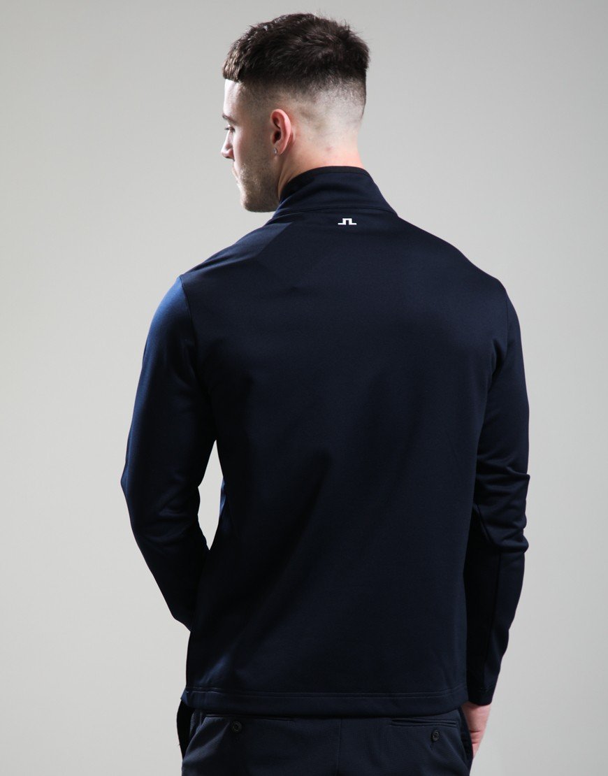 J.Lindeberg Clide Quarter Zip Mid Layer JL Navy