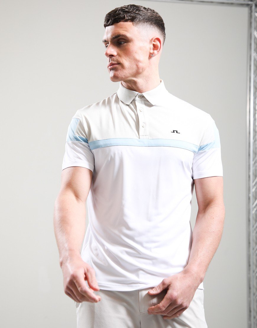 J.Lindeberg Emil Polo Shirt White