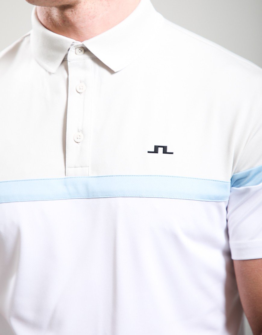 J.Lindeberg Emil Polo Shirt White