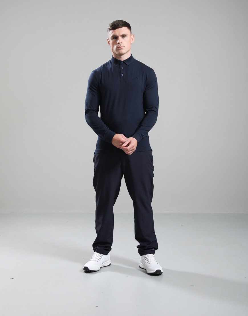 J.Lindeberg Florian LS Polo Shirt JL Navy