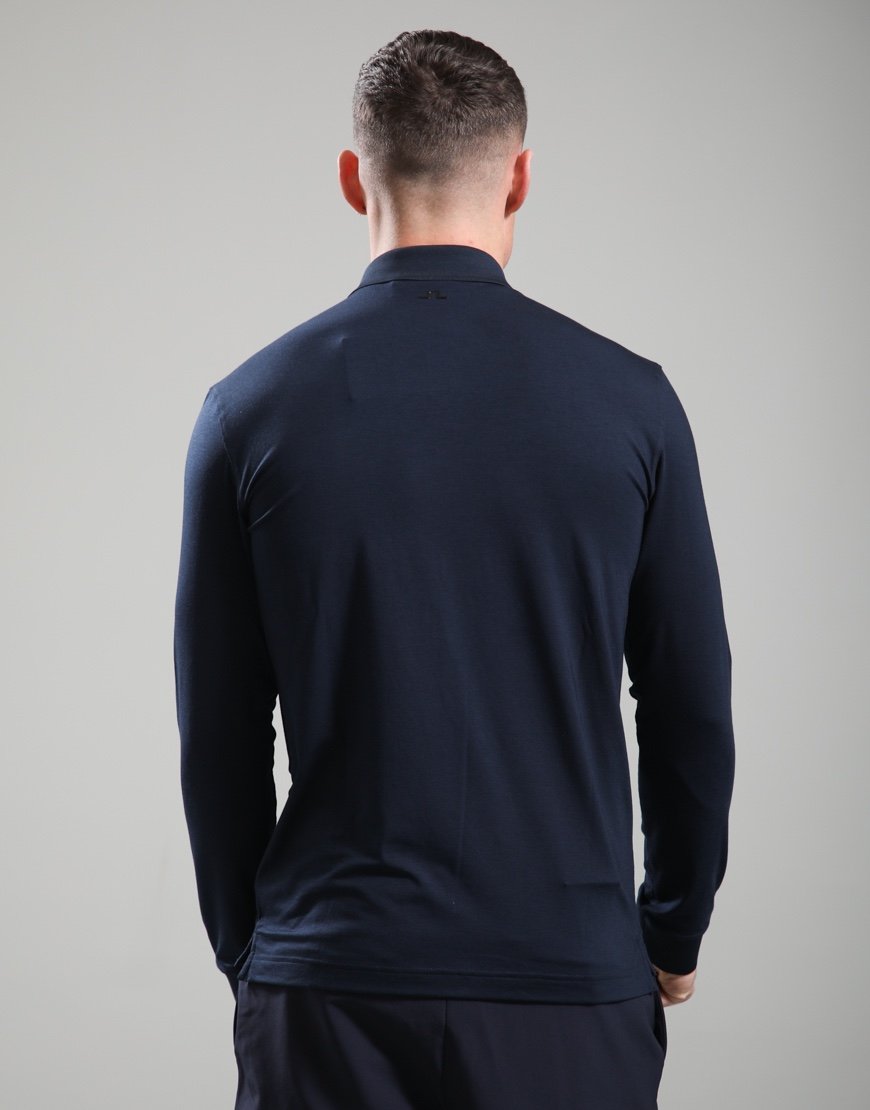 J.Lindeberg Florian LS Polo Shirt JL Navy