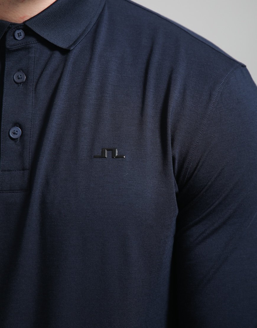 J.Lindeberg Florian LS Polo Shirt JL Navy