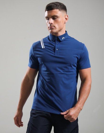 J.Lindeberg Fred Polo Shirt Estate Blue