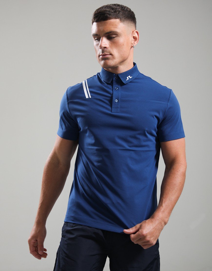 J.Lindeberg Fred Polo Shirt Estate Blue