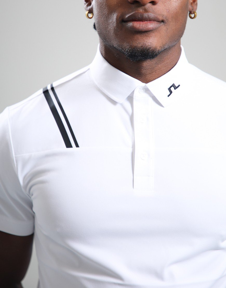 J.Lindeberg Fred Polo Shirt White