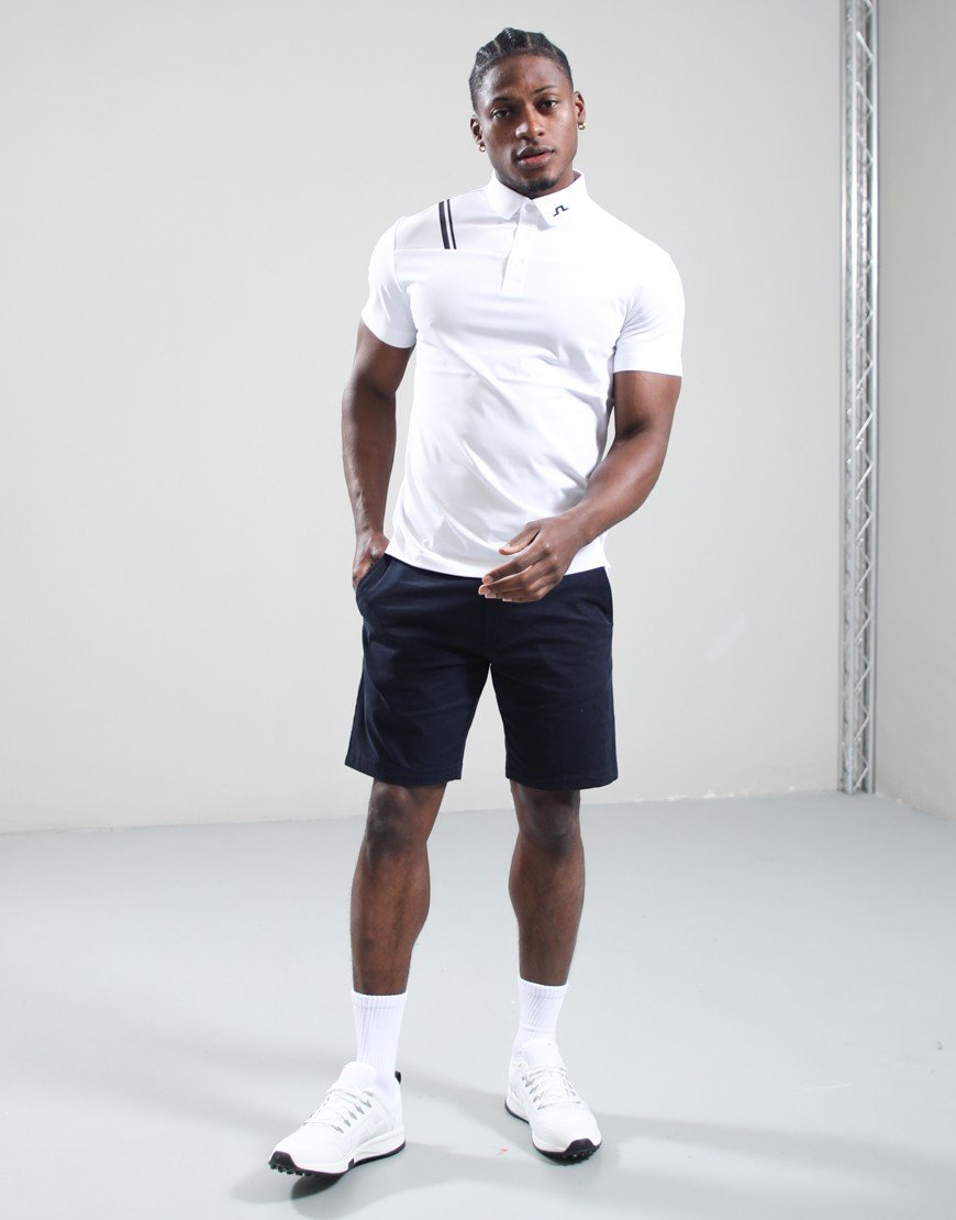 J.Lindeberg Fred Polo Shirt White