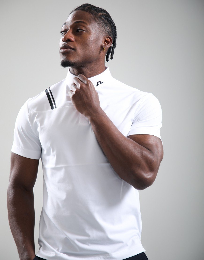 J.Lindeberg Fred Polo Shirt White