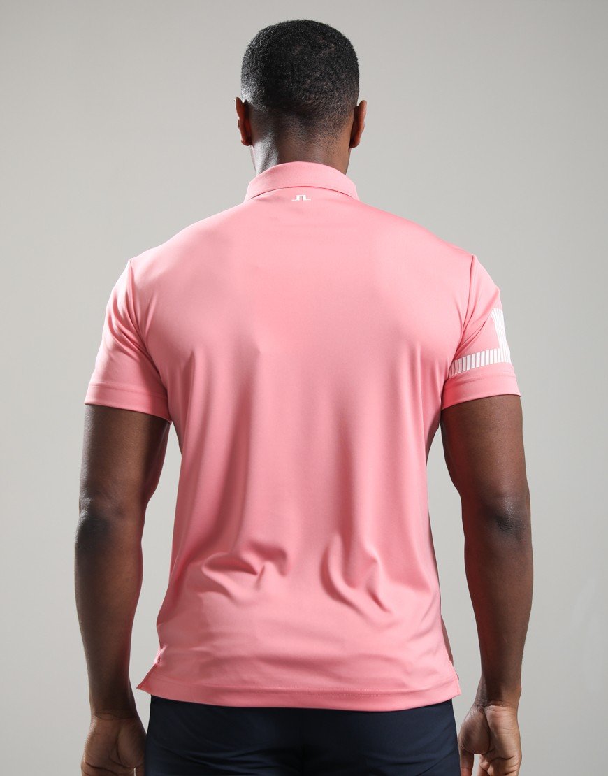 J.Lindeberg Heath Polo Shirt Flamingo Plume