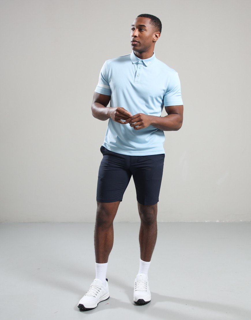 J.Lindeberg Heath Polo Shirt Forget Me Not