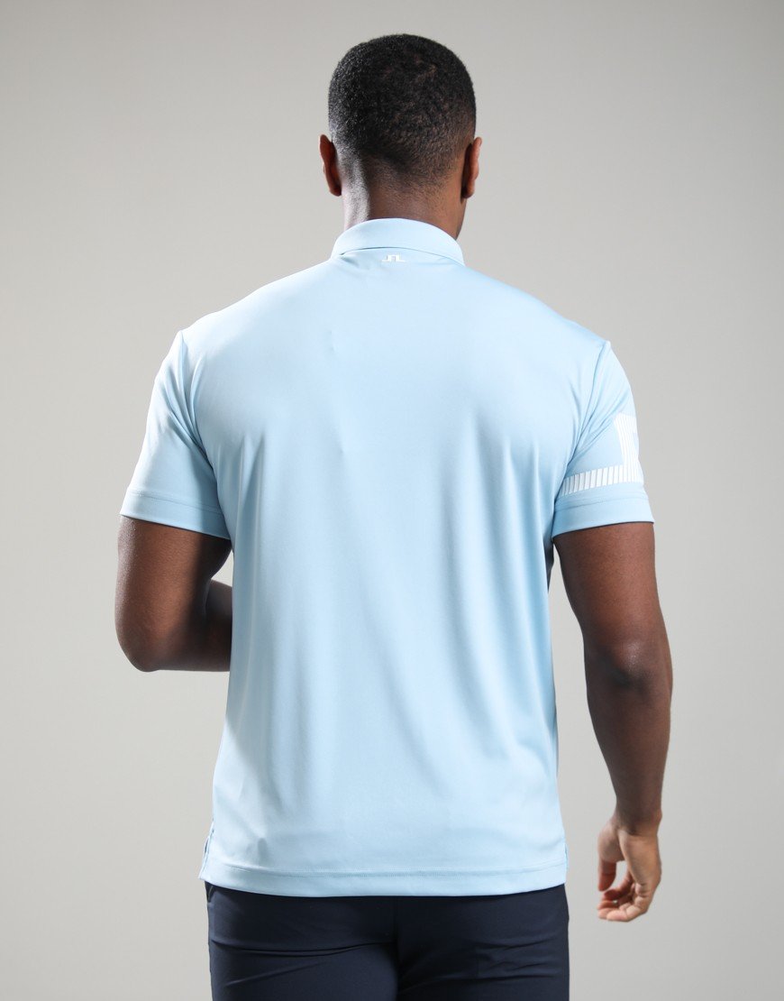 J.Lindeberg Heath Polo Shirt Forget Me Not