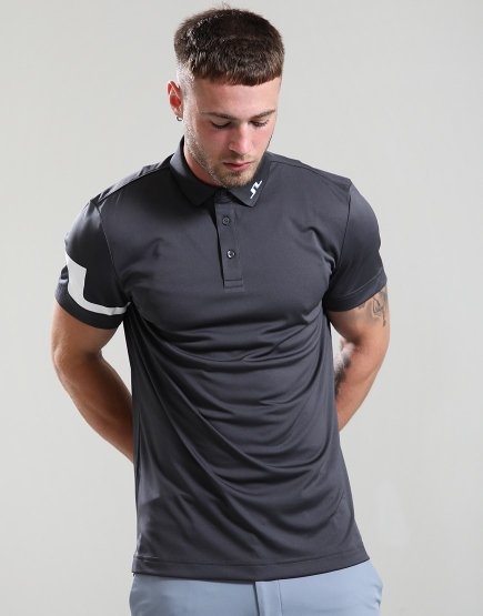 J.Lindeberg Heath Polo Shirt Asphalt