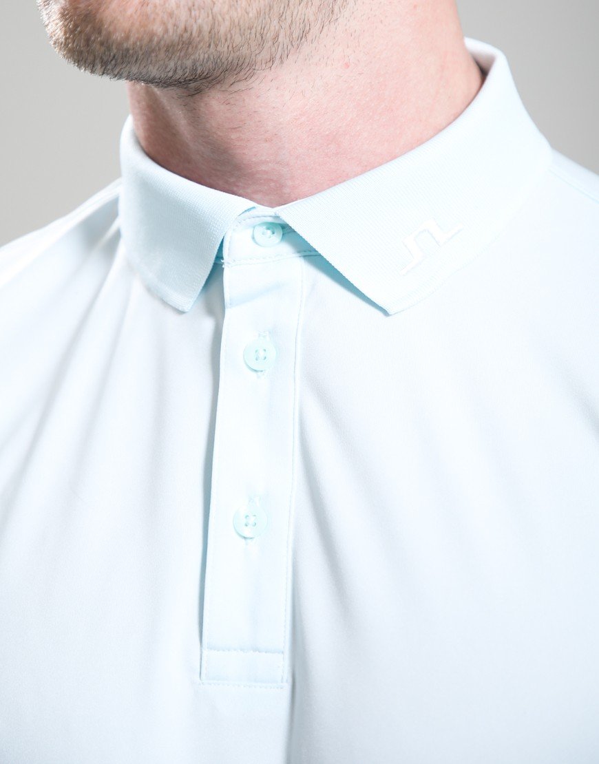 J.Lindeberg Heath Polo Shirt Sky Light