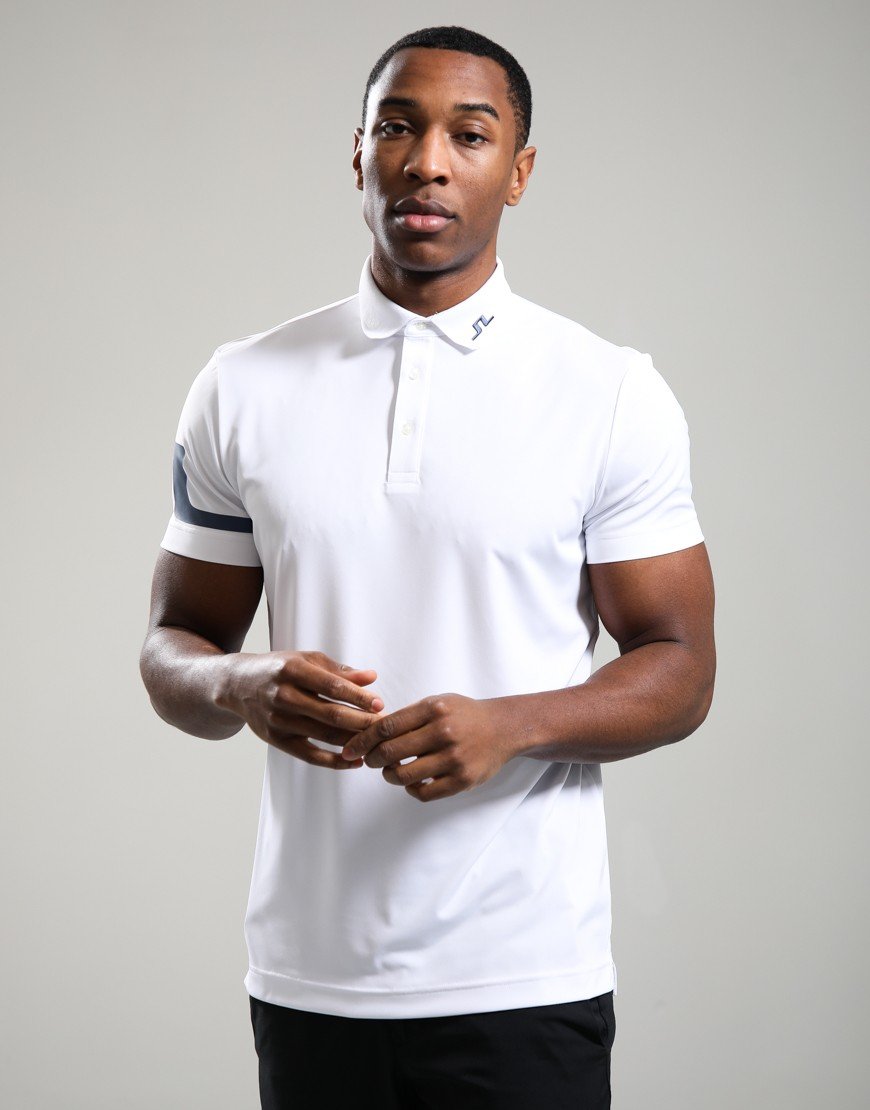 J.Lindeberg Heath Polo Shirt White