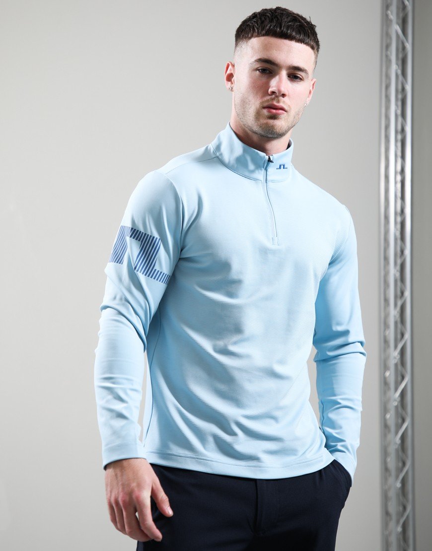 J.Lindeberg Heath Strike Mid Layer Forget Me Not