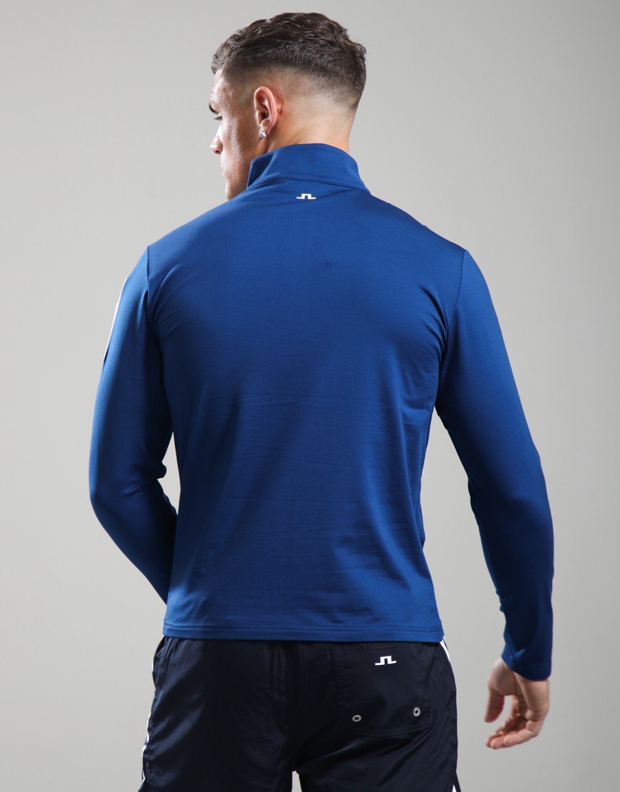 J.Lindeberg Keaton 1/4 Zip Mid Layer Estate Blue