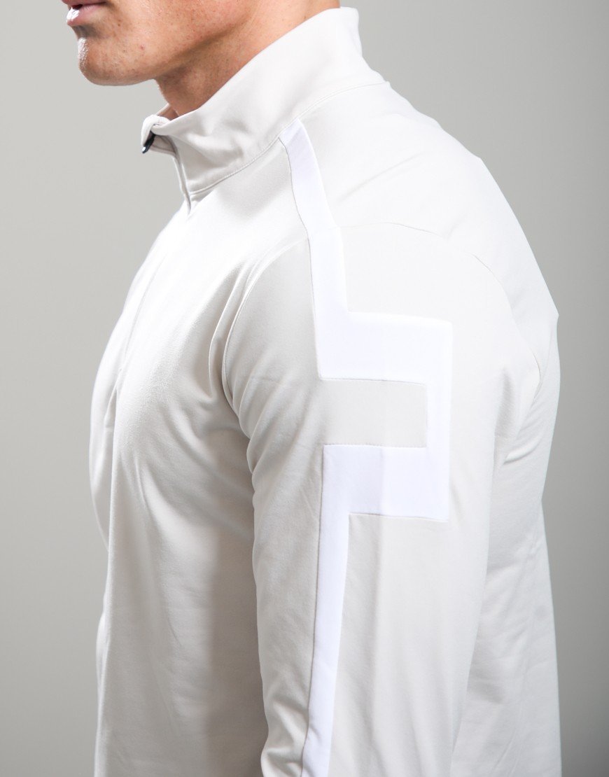 J.Lindeberg Keaton 1/4 Zip Mid Layer Moonbeam