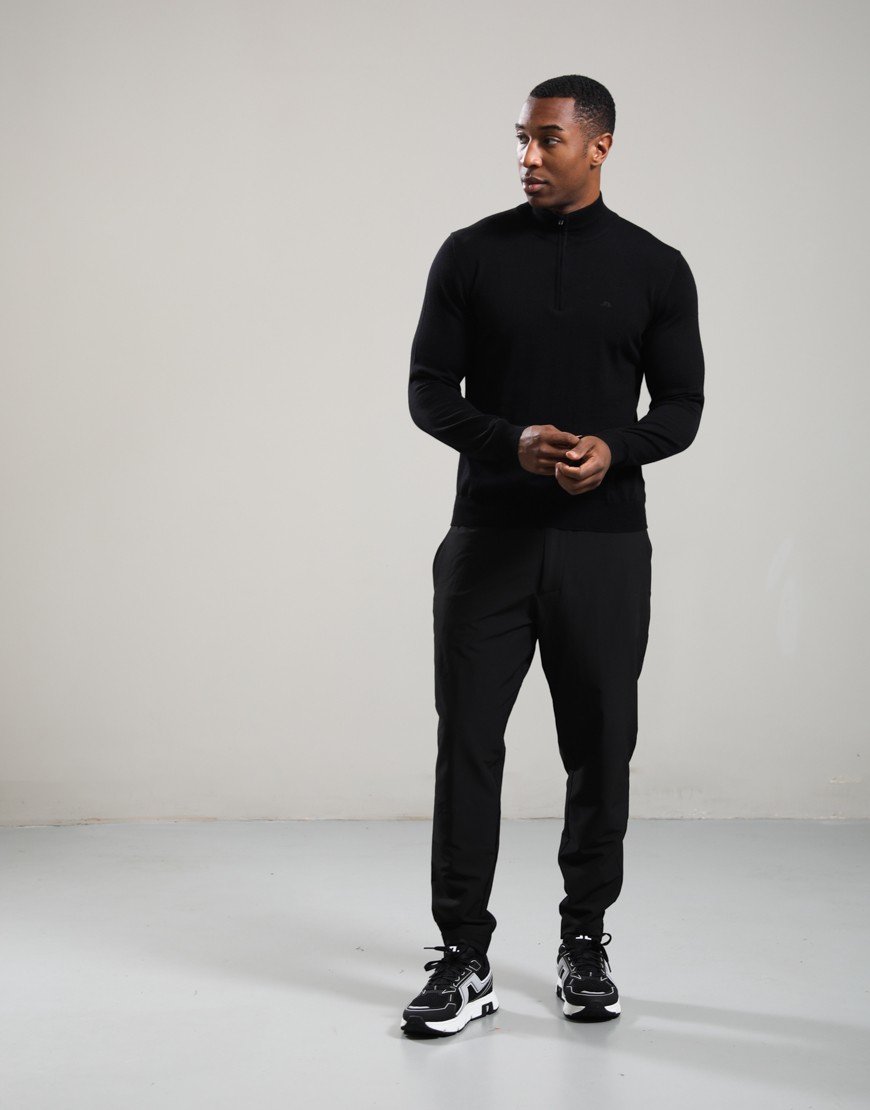 J.Lindeberg Kiyan Quarter Zip Knit Black