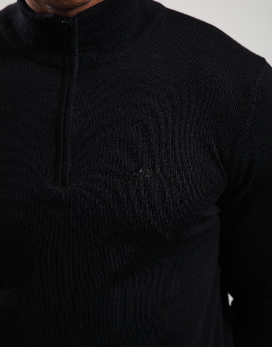 J.Lindeberg Kiyan Quarter Zip Knit Black