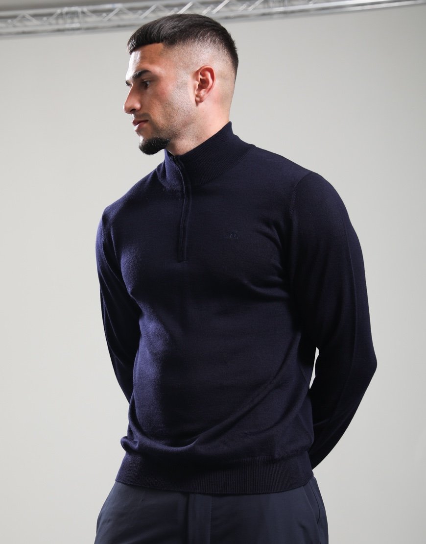 J.Lindeberg Kiyan Quarter Zip JL Navy
