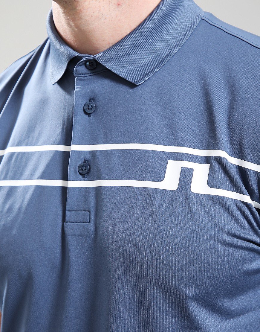 J.Lindeberg Klas Polo Shirt Vintage Indigo