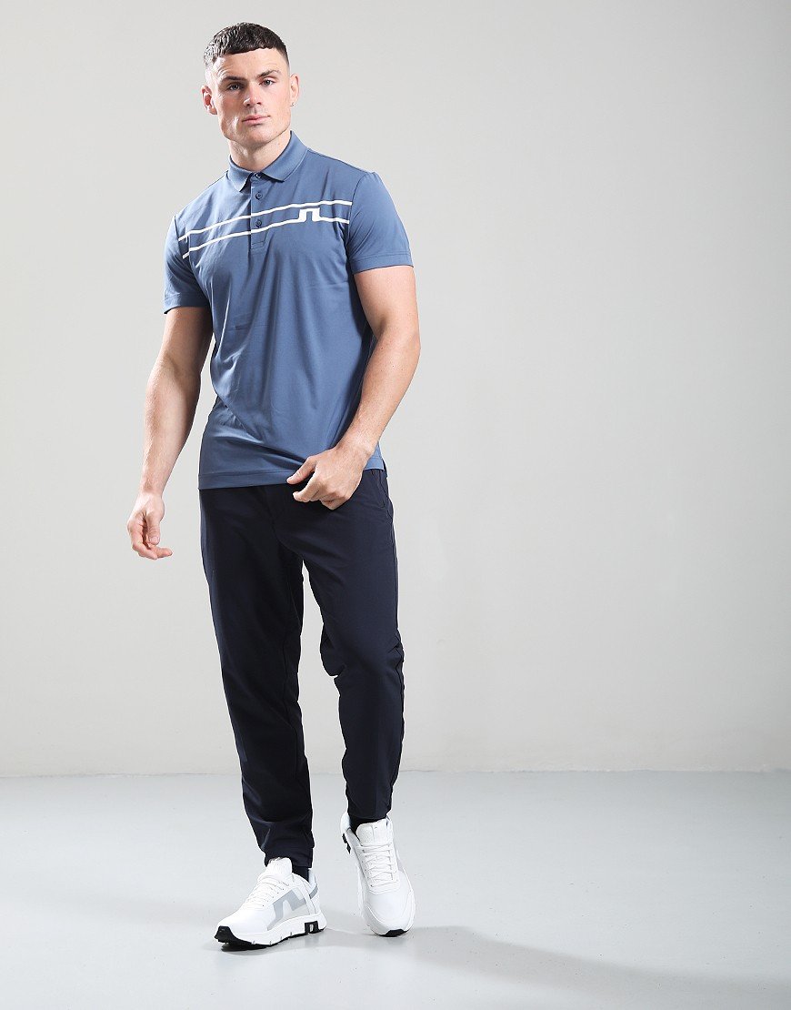 J.Lindeberg Klas Polo Shirt Vintage Indigo