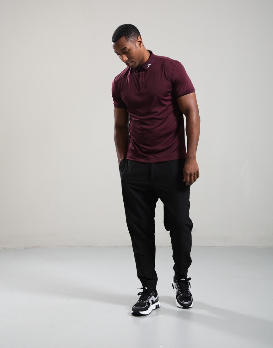 J.Lindeberg KV Print Polo Shirt Winetasting