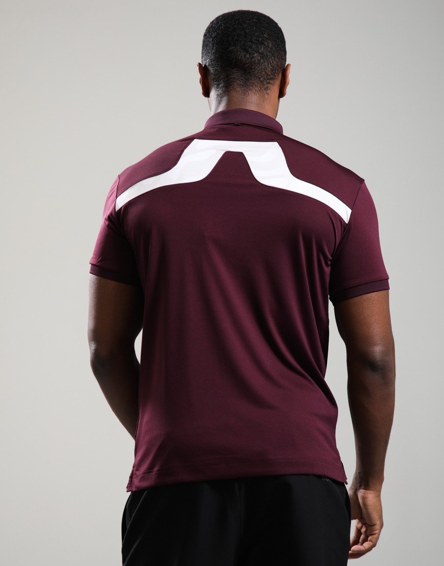 J.Lindeberg KV Print Polo Shirt Winetasting