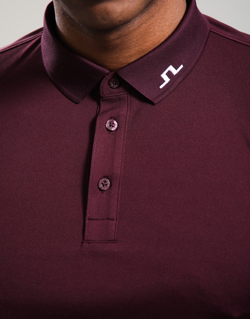 J.Lindeberg KV Print Polo Shirt Winetasting