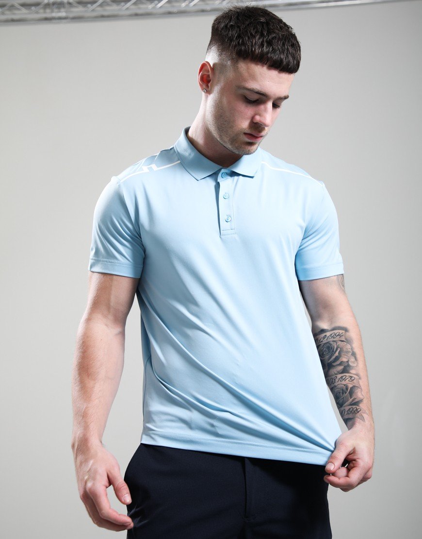 J.Lindeberg Lionel Polo Shirt Forget Me Not