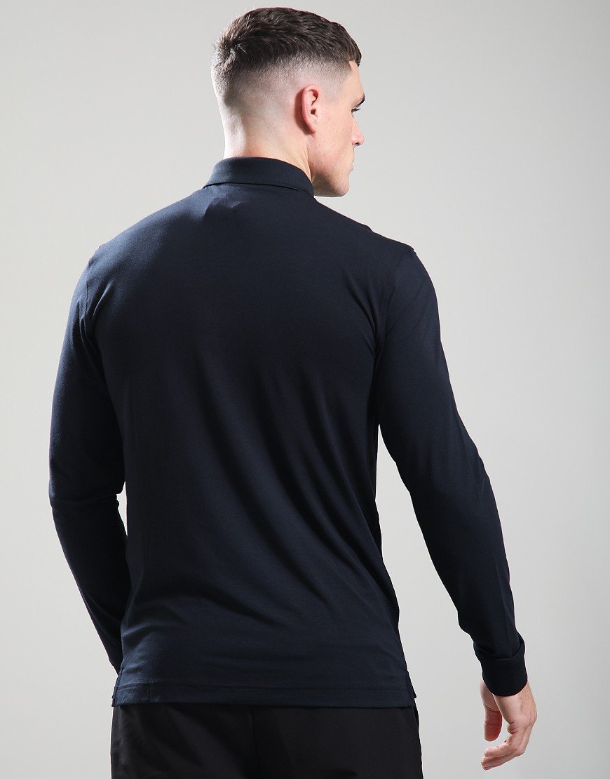 J.Lindeberg Florian Long Sleeve Polo Shirt Black